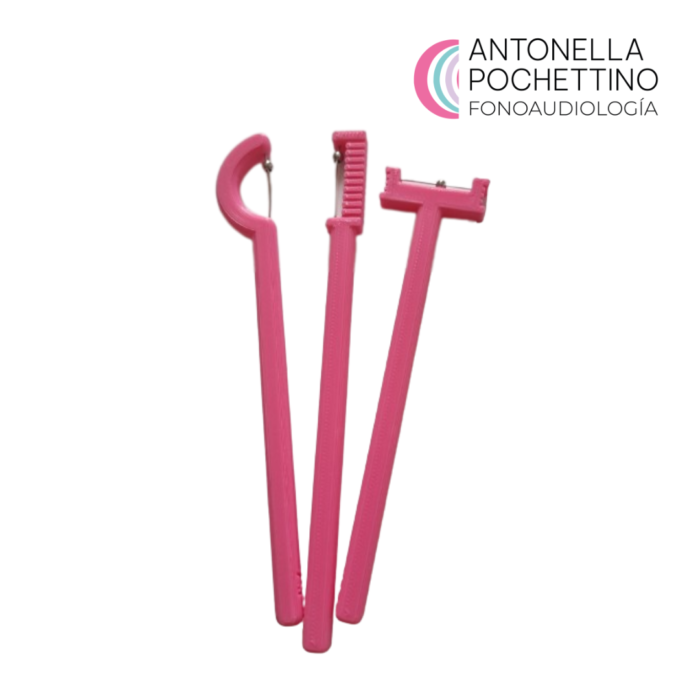 Set de ejercitadores intra orales x3