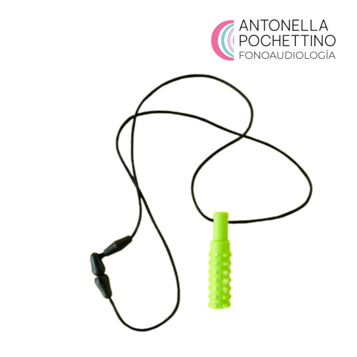 Mordillo tornillo verde