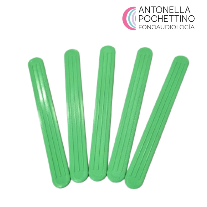 Baja lenguas reutilizables x5
