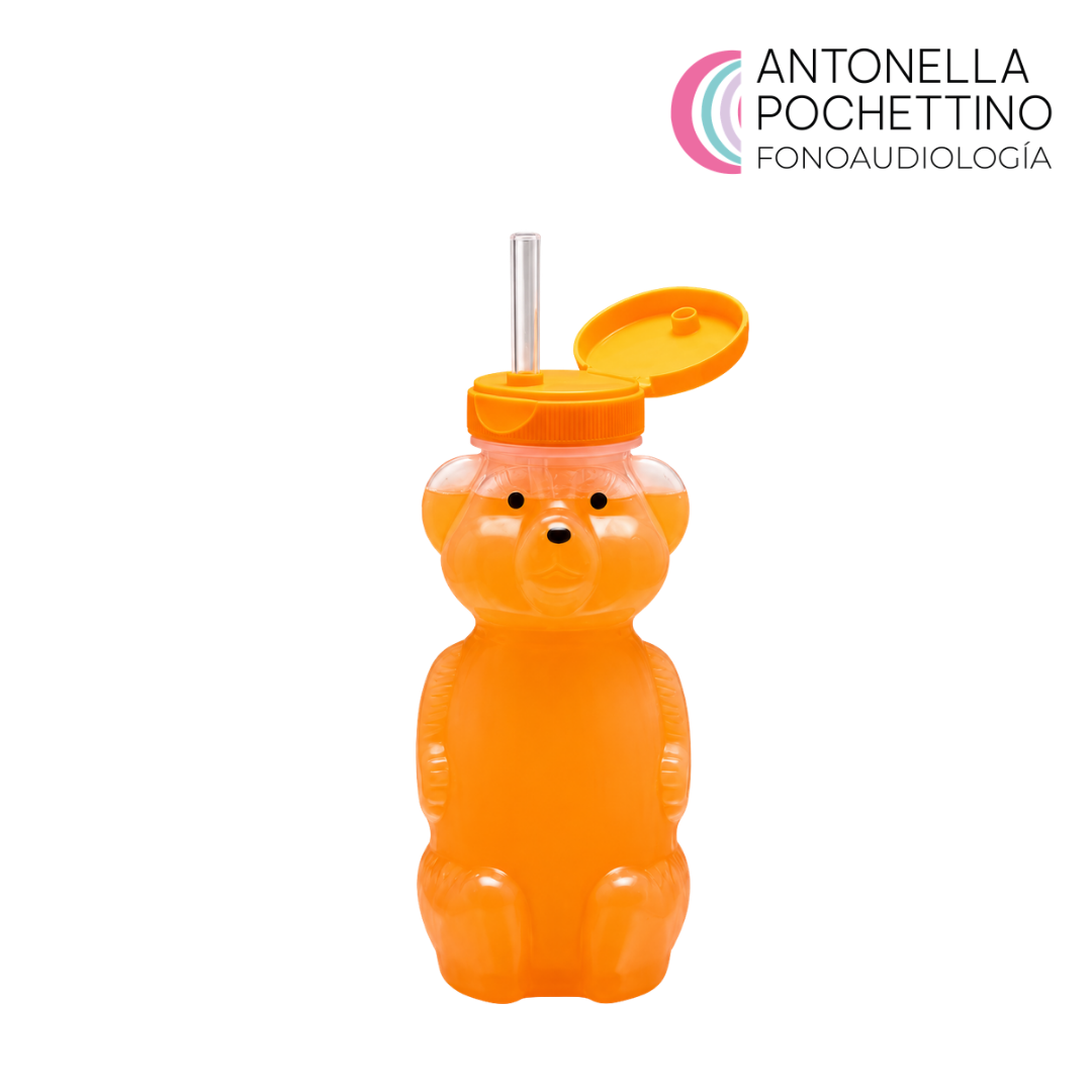 Botella Oso con sorbete